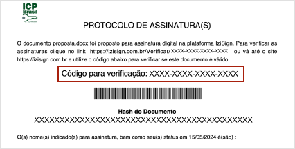 Verificar protocolo de assinaturas